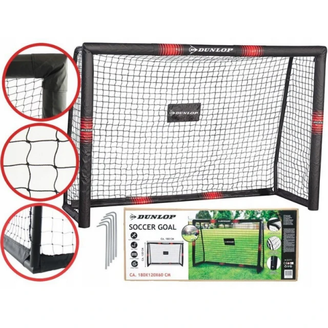 Γκολ ποδοσφαίρου Dunlop 180x120x60