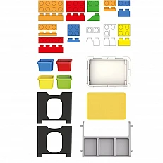 Παιδικό τραπέζι Eddy Toys με κατασκευή, 300 τεμάχια