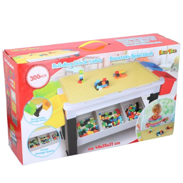 Παιδικό τραπέζι Eddy Toys με κατασκευή, 300 τεμάχια