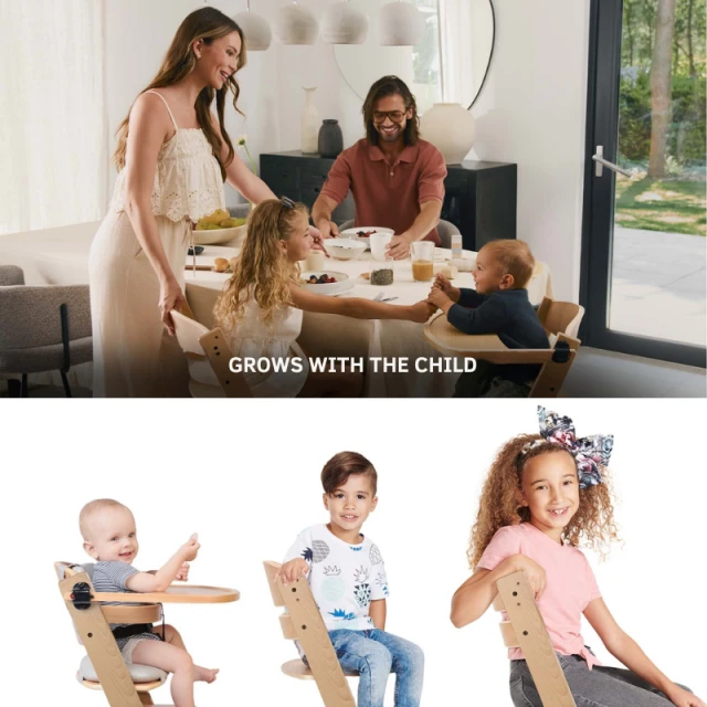 Παιδικό καρεκλάκι φαγητού KinderKraft ENOCK ΚΑΦΕ