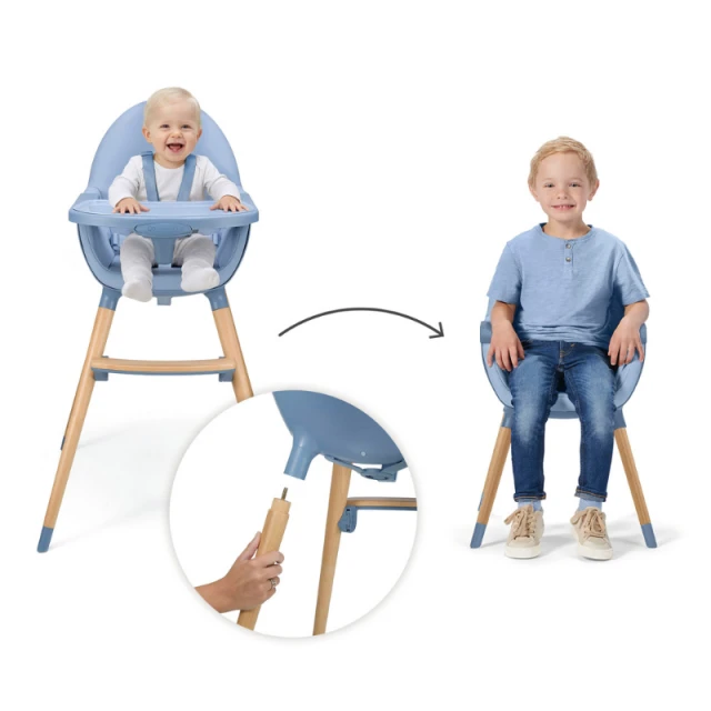 Παιδικό καρεκλάκι φαγητού Kinderkraft FINI 2 NORDIC BREEZE