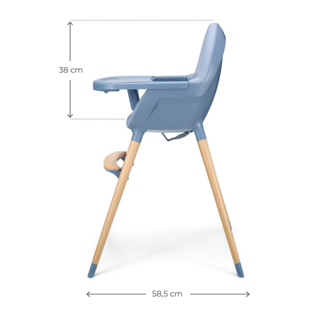 Παιδικό καρεκλάκι φαγητού Kinderkraft FINI 2 NORDIC BREEZE