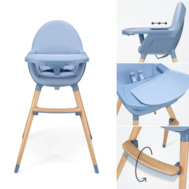 Παιδικό καρεκλάκι φαγητού Kinderkraft FINI 2 NORDIC BREEZE