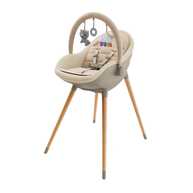 Καρεκλάκι μωρού KinderKraft FINI UP ΜΠΕΖ