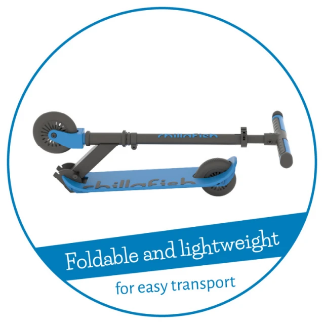 Πτυσσόμενο σκούτερ Chillafish Flexxi Glow CPFM04NAV, μπλε