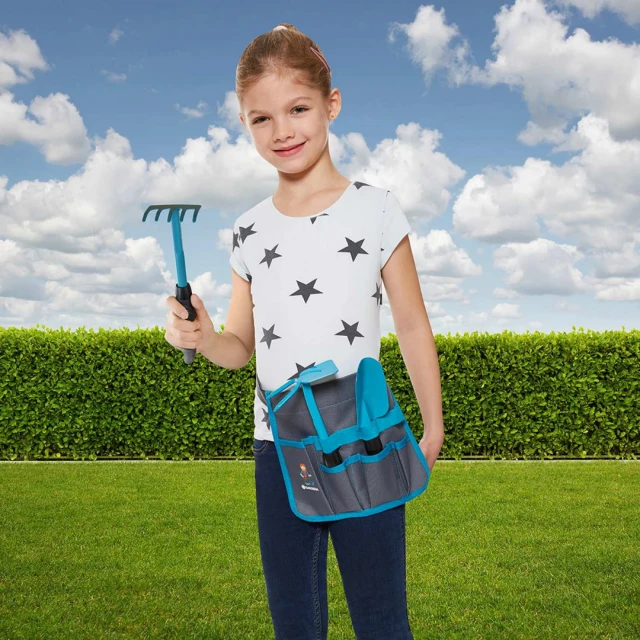 Σετ εργαλείων κηπουρικής για παιδιά Gardena Kids με θήκη