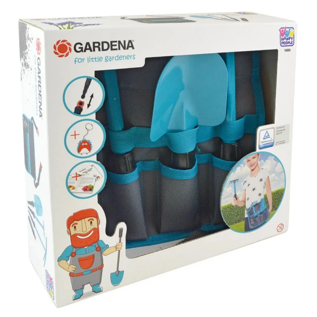 Σετ εργαλείων κηπουρικής για παιδιά Gardena Kids με θήκη