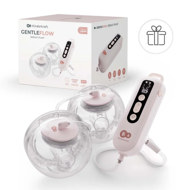 Θήλαστρο Kinderkraft GENTLEFLOW ΡΟΖ