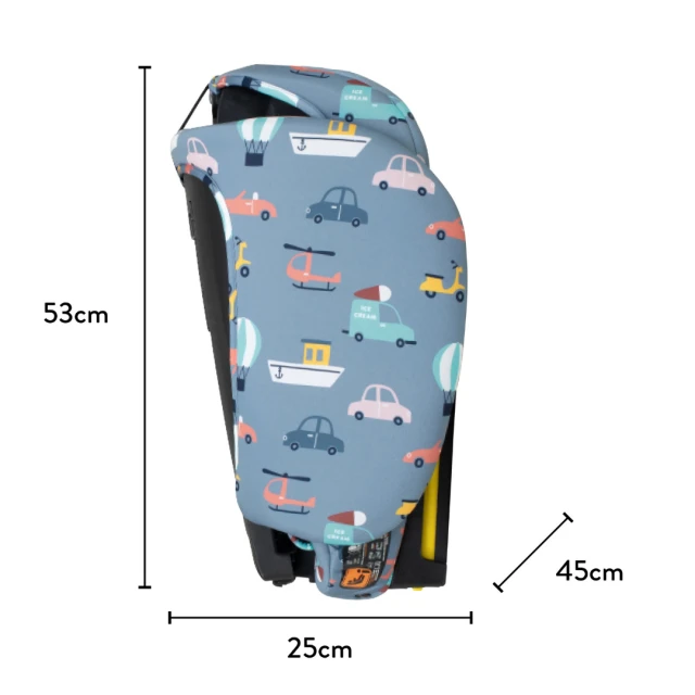 Cosatto CT5924 Κάθισμα Αυτοκινήτου On The Go I-Size INTITY FEET SKY