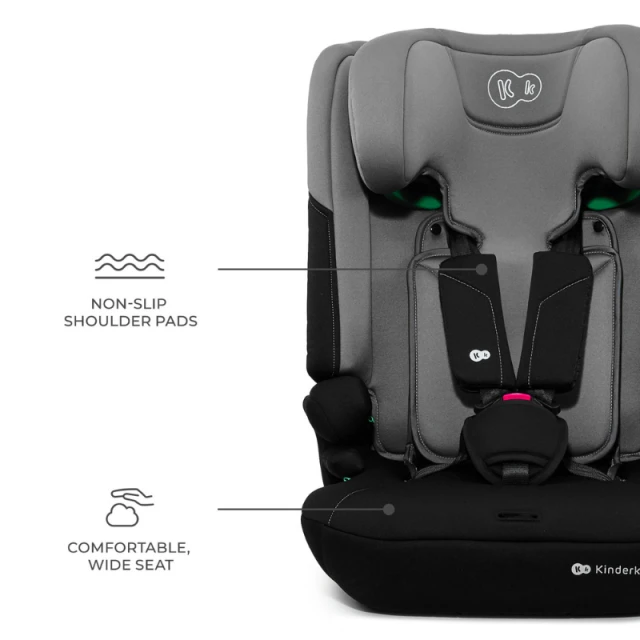 Κάθισμα αυτοκινήτου Kinderkraft I-COMFY i-Size Σκούρο γκρι