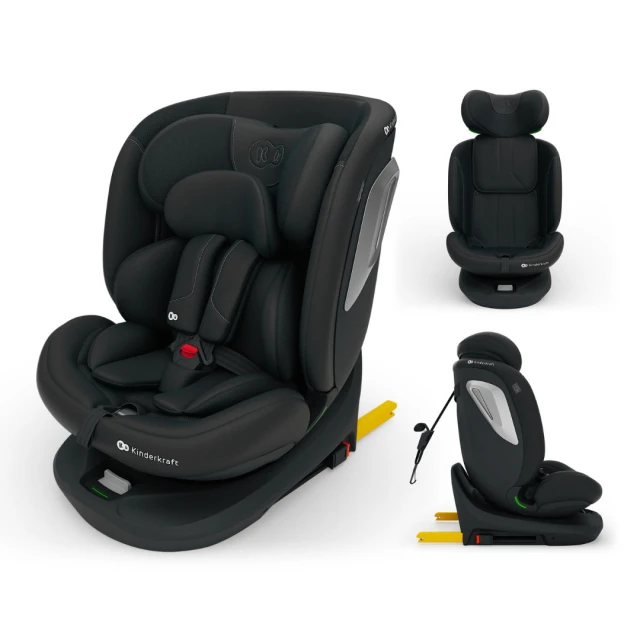 Κάθισμα αυτοκινήτου Kinderkraft I-Grow 2 PLUS 40-150 cm ΜΑΥΡΟ