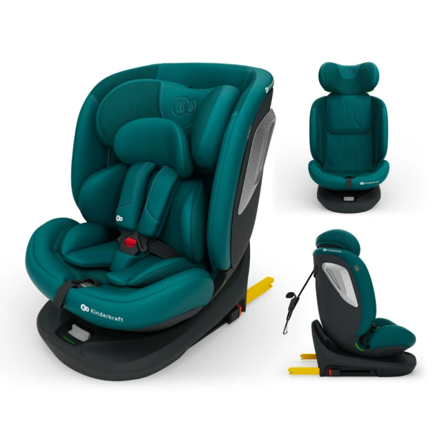 Κάθισμα αυτοκινήτου Kinderkraft I-Grow 2 PLUS 40-150 cm ΠΡΑΣΙΝΟ