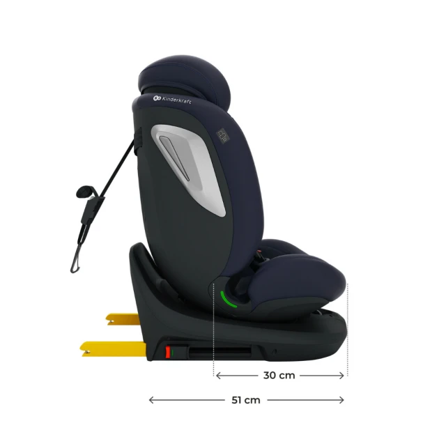 Κάθισμα αυτοκινήτου Kinderkraft I-Grow 2 PLUS 40-150 cm NAVY