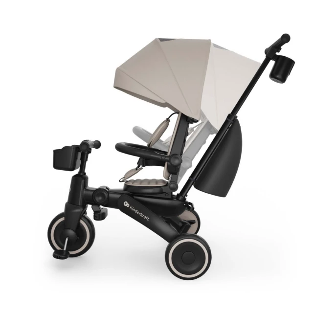 KinderKraft JAZZ 3 αναδιπλούμενο τρίκυκλο BEIGE