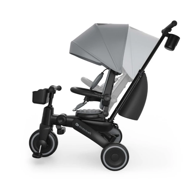 KinderKraft JAZZ 3 αναδιπλούμενο τρίκυκλο GREY