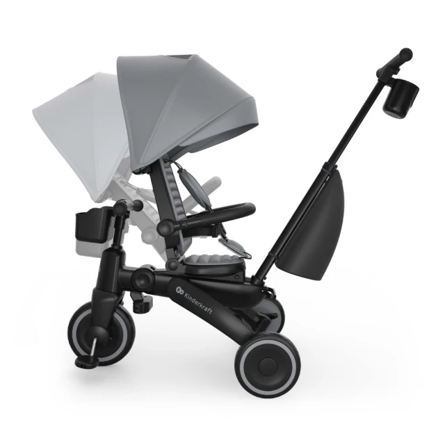 KinderKraft JAZZ 3 αναδιπλούμενο τρίκυκλο GREY