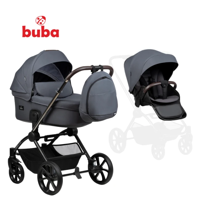 Buba Kanatitza 2-σε-1 καρότσι 145 Ebony