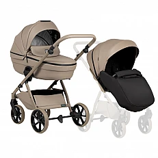 Καρότσι μωρού Tutis UNO 6+ Leather 2 σε 1 185 Nocciola