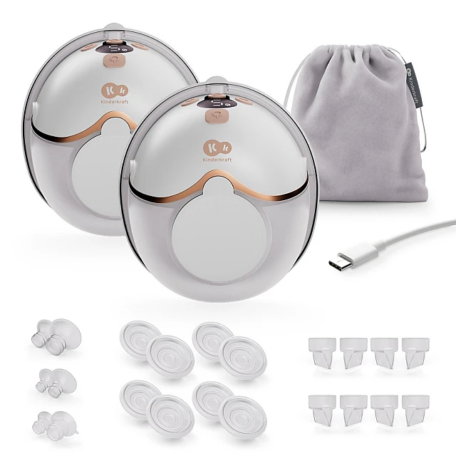 KinderKraft MAMAFLOW ΔΙΠΛΟ ΘΗΛΑΣΤΡΟ ΧΡΥΣΟ