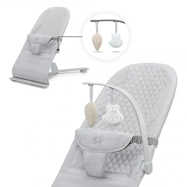 Ξαπλώστρα KinderKraft MIMI ΑΝΟΙΧΤΟ ΓΚΡΙ