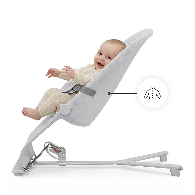 Ξαπλώστρα KinderKraft MIMI ΑΝΟΙΧΤΟ ΓΚΡΙ