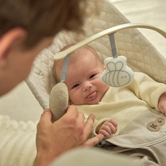 Ξαπλώστρα KinderKraft MIMI ΑΝΟΙΧΤΟ ΓΚΡΙ