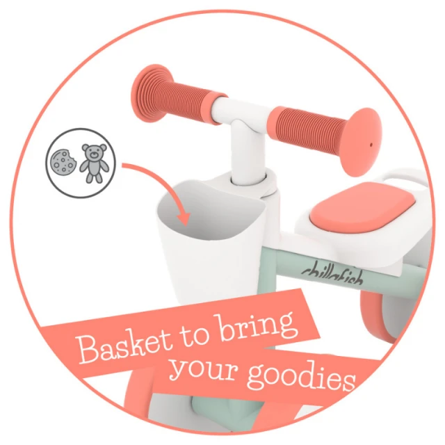 Παιχνίδι Chillafish Quadi Racer CPQR01BRP για βόλτα BREEZE PINK
