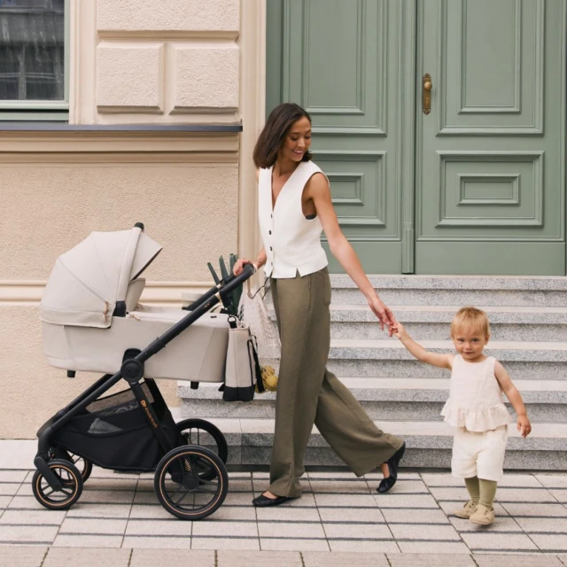 Παιδικό καρότσι KinderKraft 2 σε 1 NEA 2.0 BIZUU WHISPER DUNE