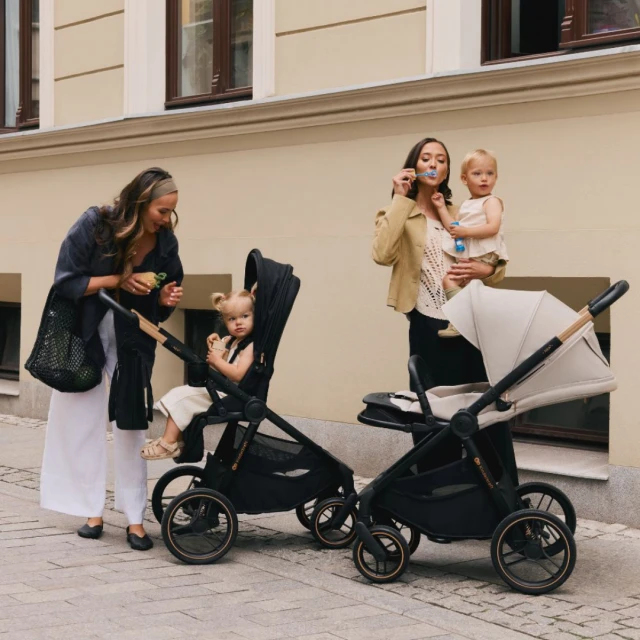 Παιδικό καρότσι KinderKraft 2 σε 1 NEA 2.0 BIZUU WHISPER DUNE