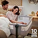 KinderKraft NESTEE UP 2 Κούνια μωρού ΓΚΡΙ