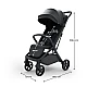 Παιδικό καρότσι Kinderkraft NUBI 3 MIDNIGHT BLACK