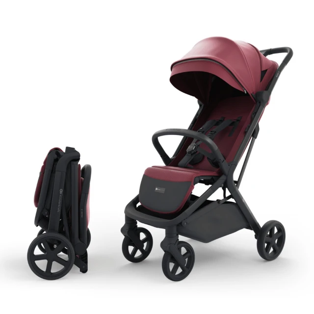 Βρεφικό καρότσι Kinderkraft NUBI 3 DARK RUBY