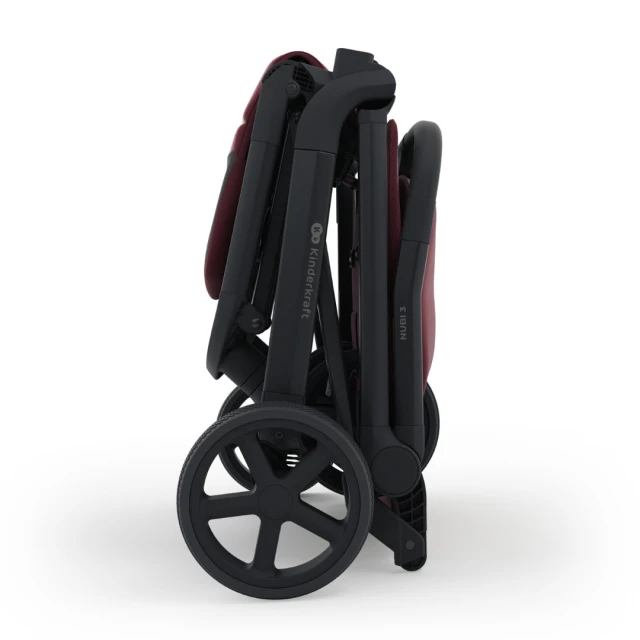 Βρεφικό καρότσι Kinderkraft NUBI 3 DARK RUBY
