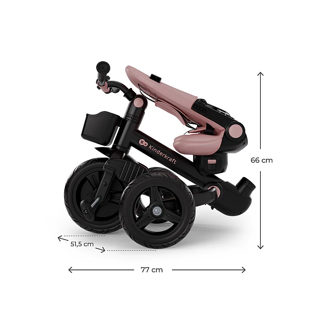 Kinderkraft AVEO 2 Plus τρίκυκλο PINK