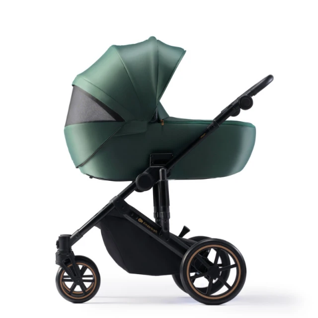 Παιδικό καρότσι Kinderkraft Prime 2 2σε1 ΣΚΟΥΡΟ ΠΡΑΣΙΝΟ