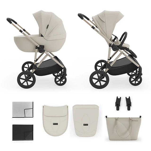 Βρεφικό καρότσι Kinderkraft Prime 3 2σε 1 ΜΠΕΖ
