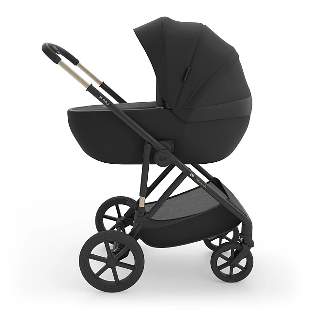Παιδικό καρότσι Kinderkraft Prime 3 2 σε 1 ΜΑΥΡΟ