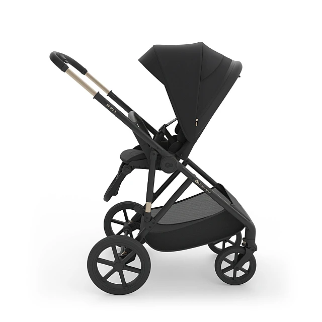 Παιδικό καρότσι Kinderkraft Prime 3 2 σε 1 ΜΑΥΡΟ