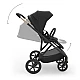 Παιδικό καρότσι Kinderkraft Prime 3 2 σε 1 ΜΑΥΡΟ