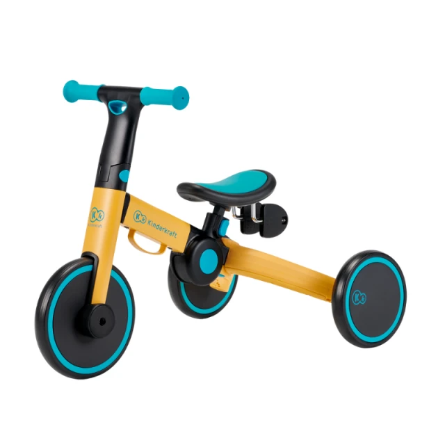 Τρίκυκλο Kinderkraft 3 σε 1 4TRIKE κίτρινο