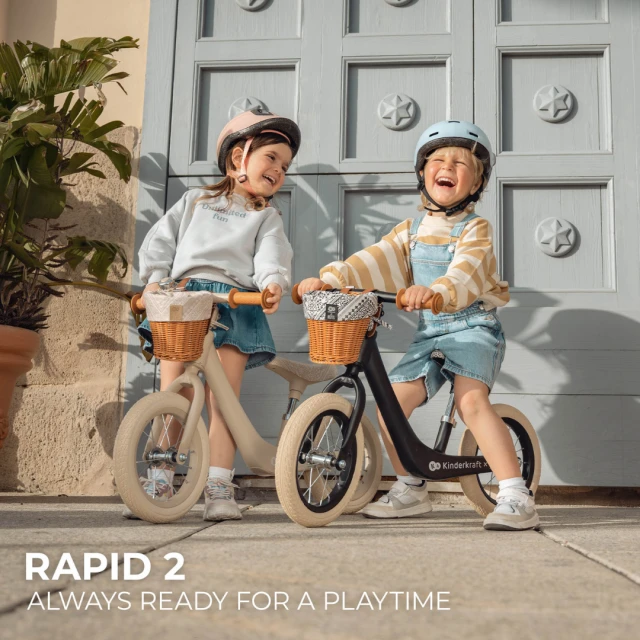 Τροχός ισορροπίας Kinderkraft RAPID 2 ΜΑΥΡΟΣ