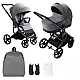 Καρότσι μωρού Avionaut SIRIUS 2in1 Grey.01