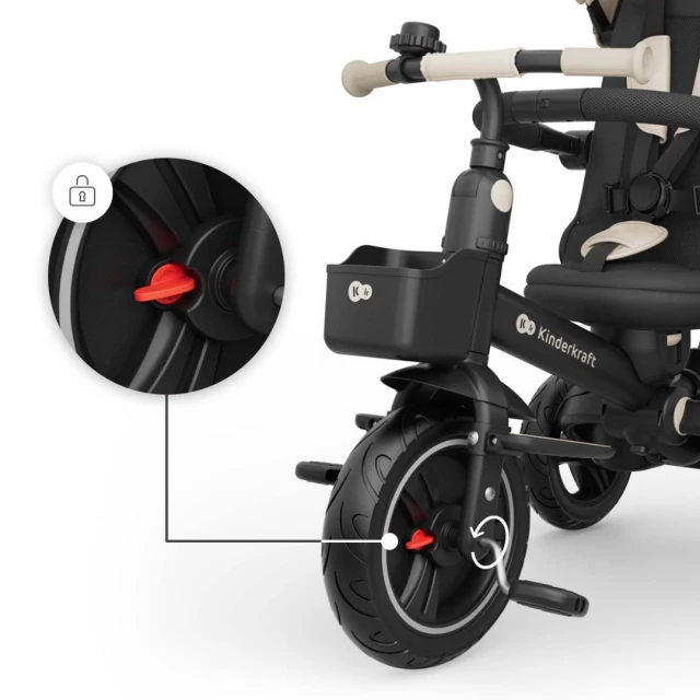 KinderKraft SPINSTEP 2 PLUS τρίκυκλο BEIGE