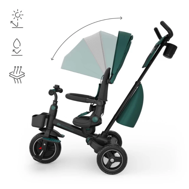 KinderKraft SPINSTEP 2 PLUS τρίκυκλο GREEN