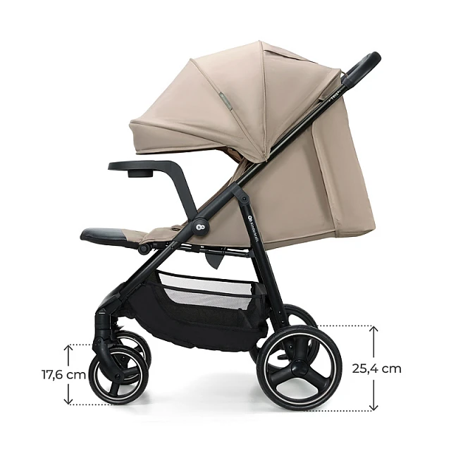 Παιδικό καρότσι Kinderkraft TRIG 3 με δίσκο STONE BEIGE