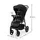 Παιδικό καρότσι Kinderkraft TRIG 3 με δίσκο ONYX BLACK