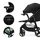 Παιδικό καρότσι Kinderkraft TRIG 3 με δίσκο ONYX BLACK