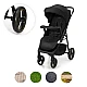 Παιδικό καρότσι Kinderkraft TRIG 3 με δίσκο ONYX BLACK