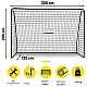 γκολ ποδοσφαίρου Dunlop 300x205x120