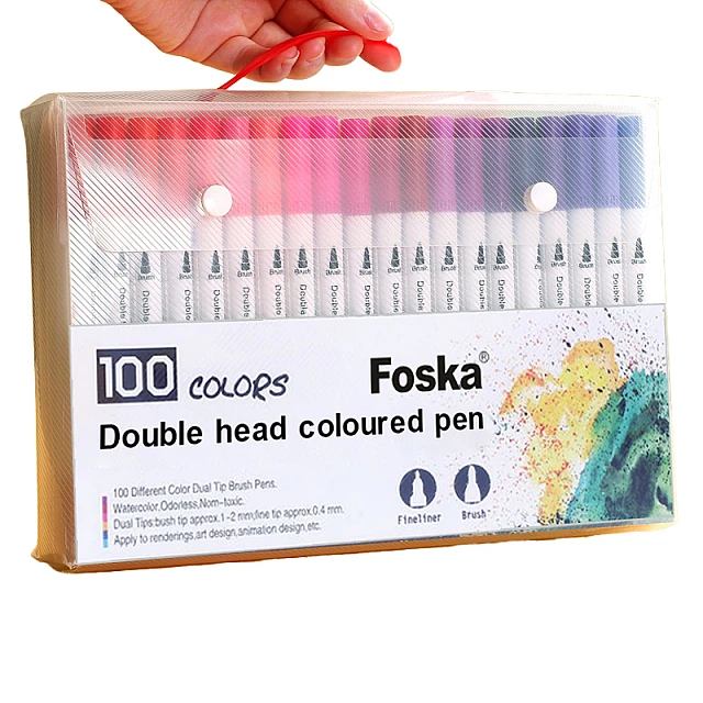 Στυλό Foska Brush, 100 χρώματα